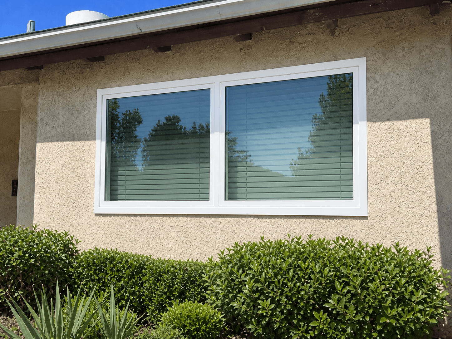 After - Full window replacement — Central Valley home